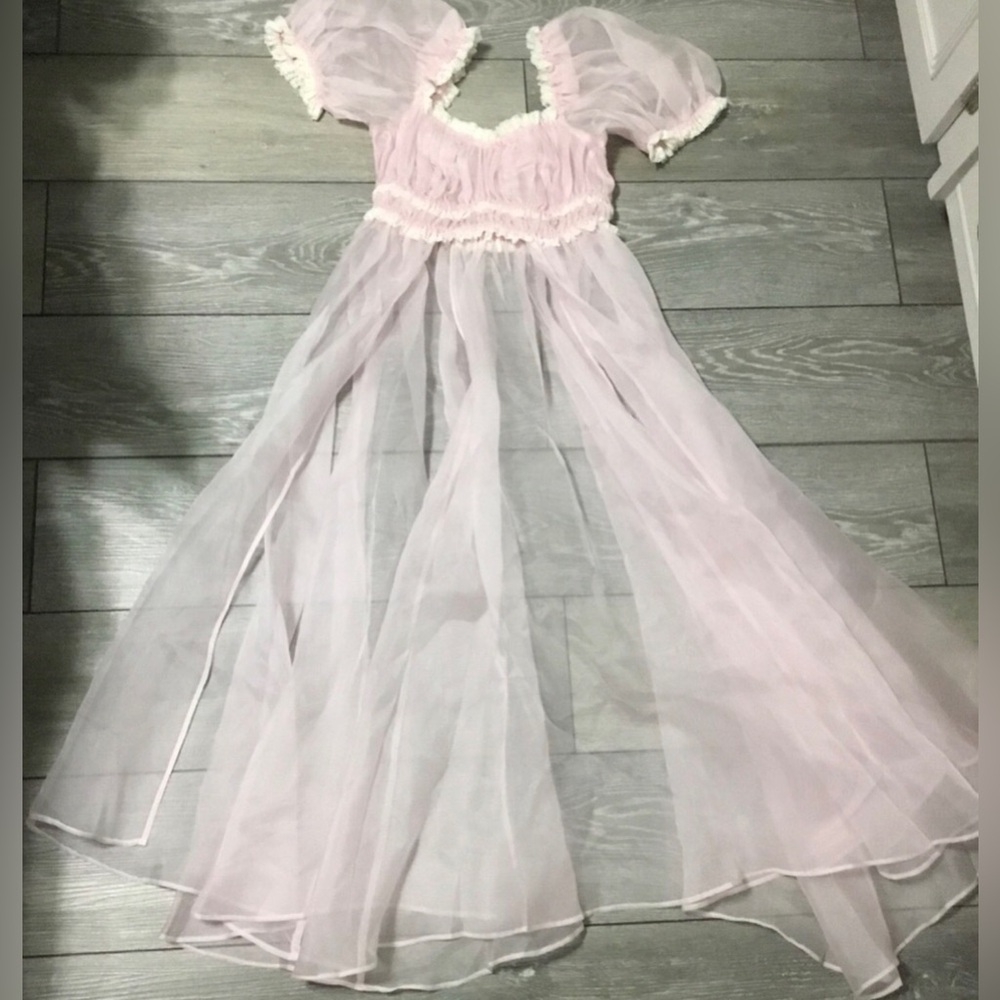 SELKIE Baby Soft Pink Boudoir Dress size XS